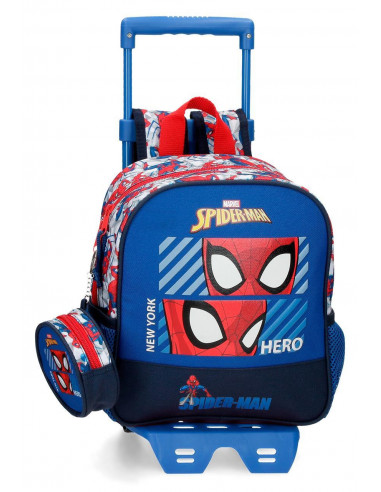 MOCHILA ADAP.C/CARRO 25CM.SPIDERMAN HERO